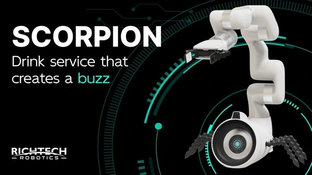 تطلق شركة Richtech Robotics النادل الآلي Scorpion، بدعم من NVIDIA